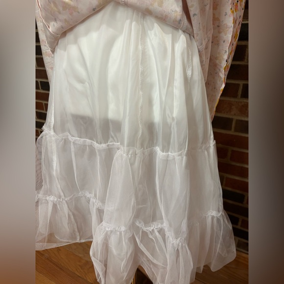 Liz Claiborne Sleeveless A-Line Midi Dress in Orange and Pink - Picture 8 of 15